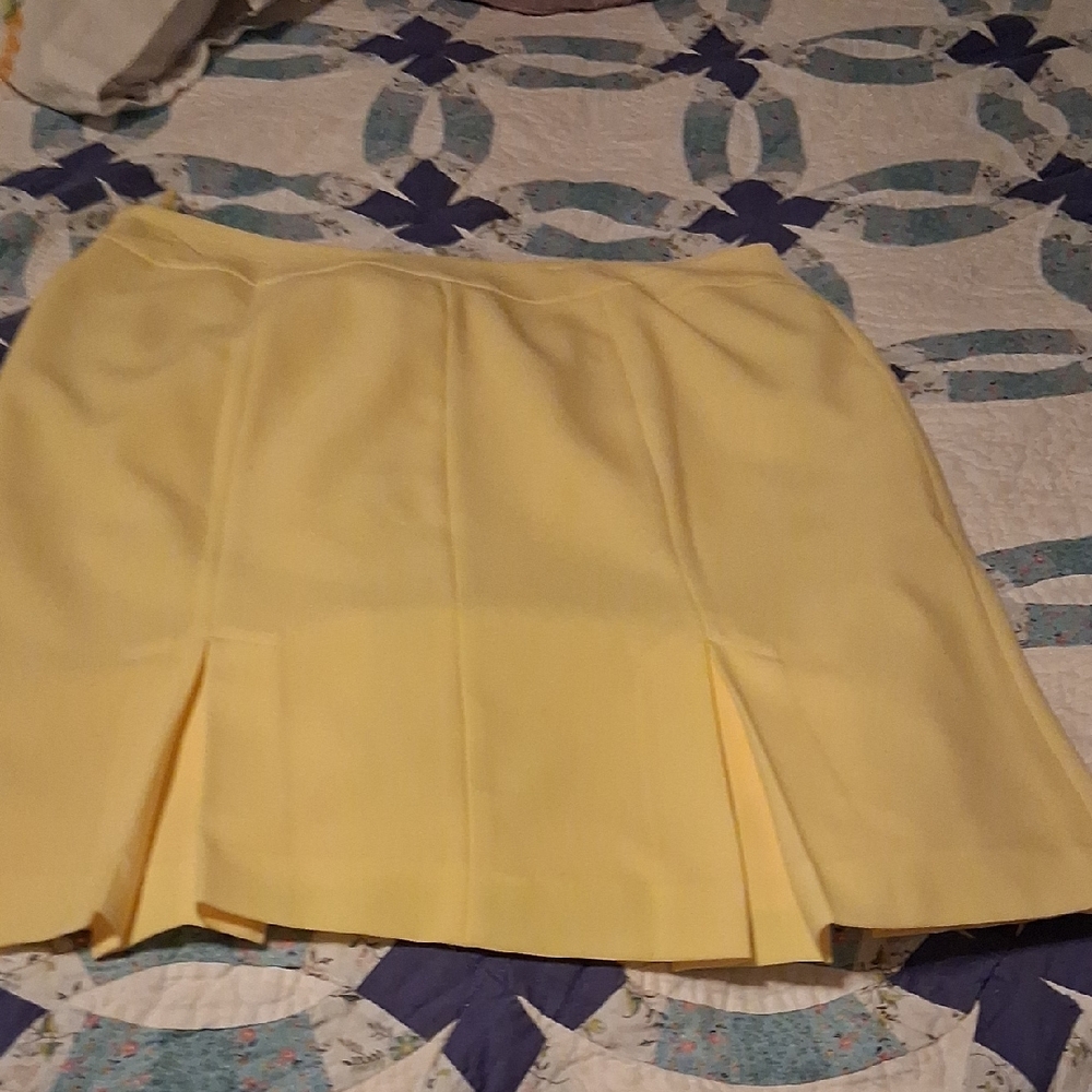 Yellow Pencil Skirt